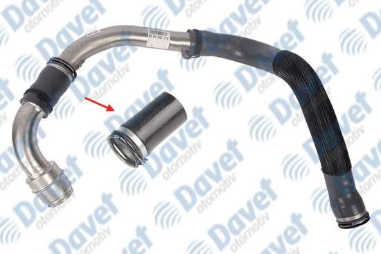 IBRAS 11628 Turbo Hortumu Metal Boru Haric Ok Ile Gosterilen Kucuk Hortum Laguna Iii-Latitude 1.5 Dci 07>  ####